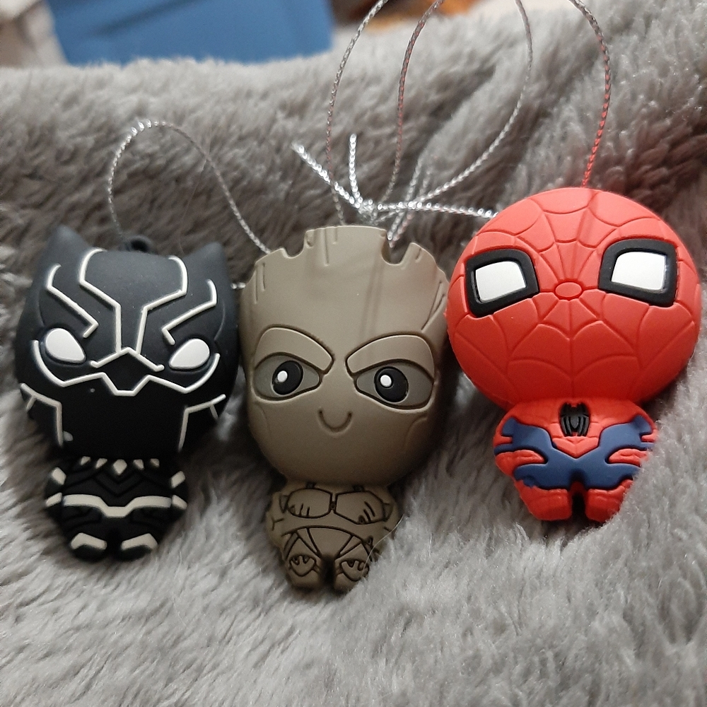 Marvel mystery ornaments by Hallmark